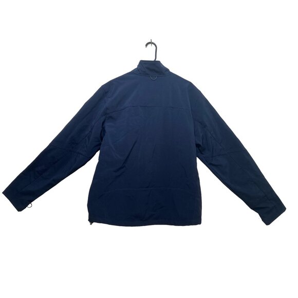 Eddie Bauer Soft Shell Jacket Men Large Blue Full Zip Waterproof Gorpcore Office - Picture 3 of 16